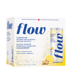 Flow Sparkling Water Lemon Ginger