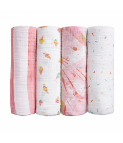 Aden + Anais Swaddle Muslin Ice Cream Dreams