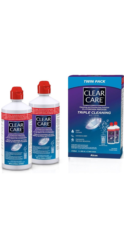 CLEAR CARE 360ml ❌12 Alcon CLEAR CARE® Contact Lens Solution