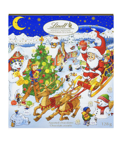 Lindt calendrier de l'Avent, assortiment de chocolats des Fêtes