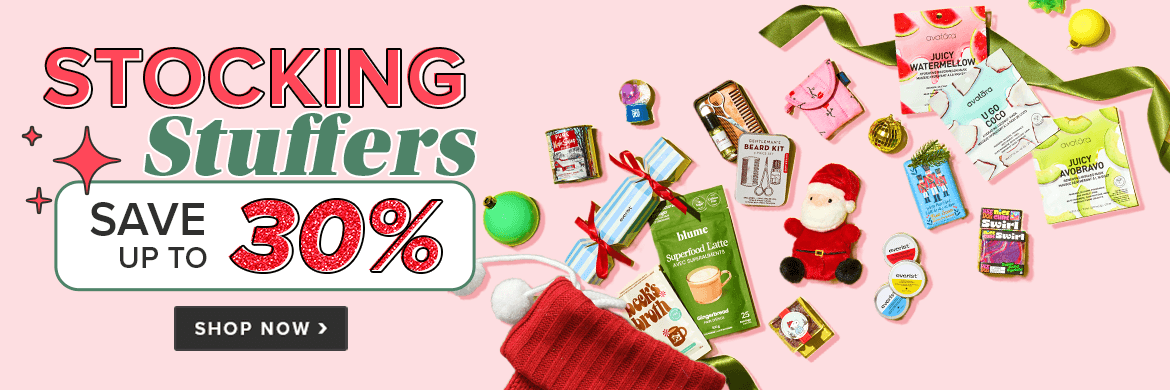 Save up to 30% on Stocking Stuffers