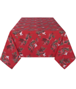 Now Designs Printed Tablecloth Red Winterbough