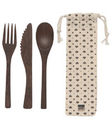 Now Designs On The Go Cutlery Set Ebony
