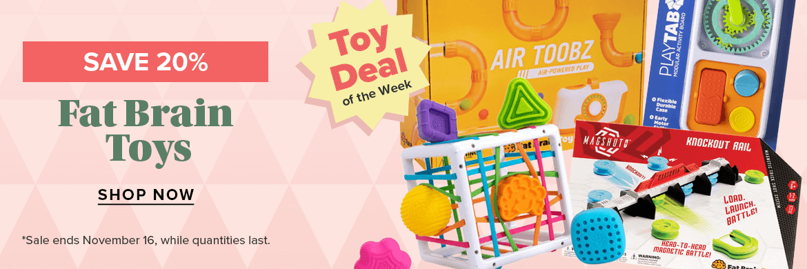Save 20% on Fat Brain Toys