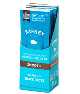 Beurre onctueux d'amandes de Barney Smoother Almond Butter, paquet de portions individuelles