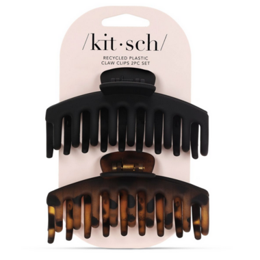 Buy kitsch Eco-Friendly Oversized Matte Claw Clip Black & Tort at