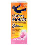 Motrin Children's Liquid Pain Relief Ibuprofen Bubble Gum Flavour
