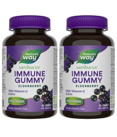 Nature's Way Sambucus Immune Gummy Elderberry Bundle