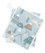 Papaya Reusable Paper Towel Pack Merry Mountains