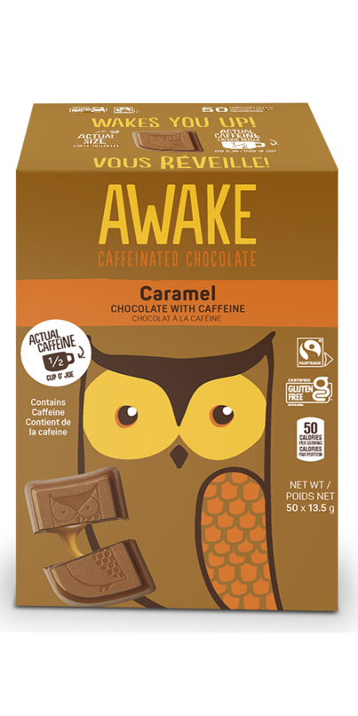 Buy AWAKE Caffeinated Chocolate Caramel Milk Chocolate at Well.ca ...