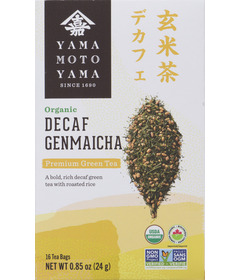 Yamamotoyama Premium Green Tea Organic Decaf Genmaicha