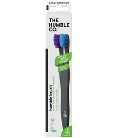 The Humble Co. Adult Plant Based Toothbrush Blue/Purple
