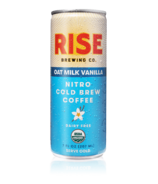 Rise Brewing Co Oat Milk Vanilla Nitro Cold Brew Latte