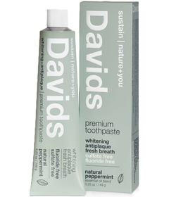 Davids Premium Toothpaste Peppermint Travel Size