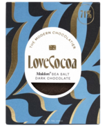 Love Cocoa Barre de chocolat noir au sel de mer de Maldon 