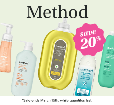 Save 20% on Method