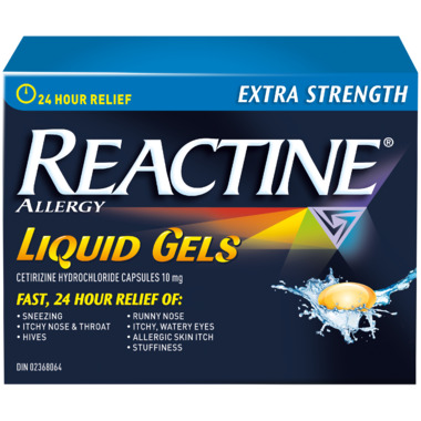 Reactine Extra Strength 40 Liquid Gels Reactine Extra Strength 40 Liquid Gels