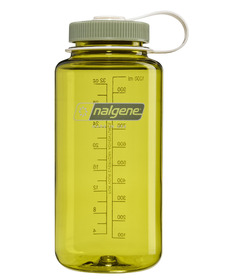 Nalgene Sustain Water Bottle Wide Mouth Endive with Oil Green
