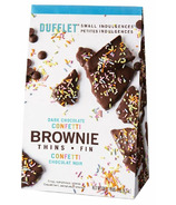 Dufflet Dark Chocolate Birthday Brownie Thins