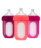 Boon Nursh 8oz Bottle Pack Pink Multi