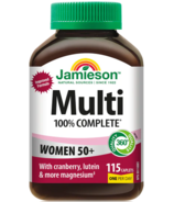 Jamieson Multivitamines complètes 100% pour les femmes de 50 ans et plus