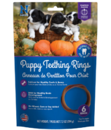 NPIC N-Bone Puppy Teething Ring Pack Pumpkin Flavor