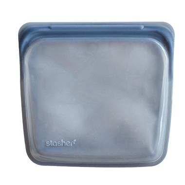 Stasher Reusable Storage Bag Grey Stasher Reusable Storage Bag Grey