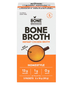 Bone Brewhouse Bone Broth Instant Chicken Broth Homestyle