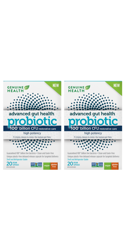 Buy Genuine Health Advanced Gut Health Probiotic 100 Billion Cfu Bundle At Well Ca Free