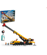 LEGO City Yellow Mobile Construction Crane Toy Set 