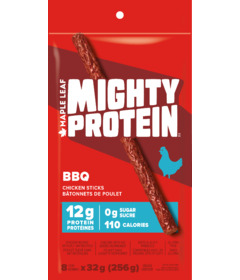 Mighty Protein BBQ Chicken Sticks