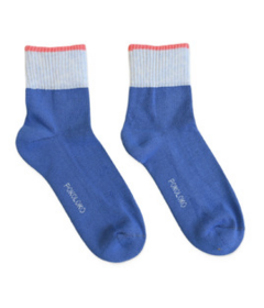 Pokoloko Block Pima Socks Freshwater
