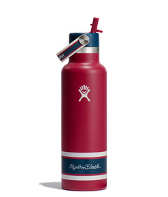 Hydro Flask Standard Mouth with Flex Straw Cap Campus Red