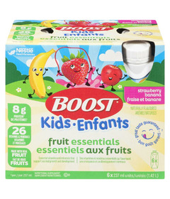 Boost Kids Fruit Essentials Nutritional Supplement Strawberry Banana
