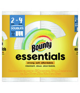 Bounty Essentials Paper Towels Double Rolls Select A Size White
