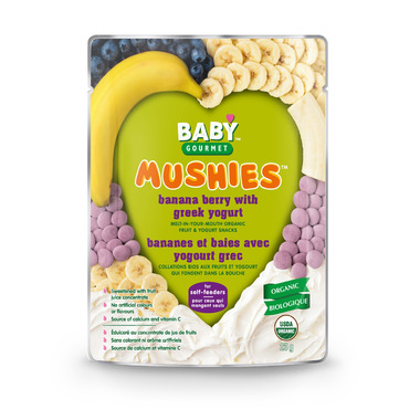 Baby Gourmet Mushies Banana Berry with Greek Yogurt Baby Gourmet Mushies Banana Berry with Greek Yogurt