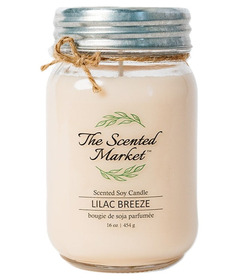 The Scented Market Soy Wax Candle Lilac Breeze