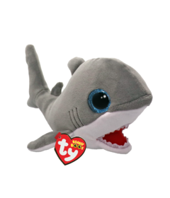 Ty Beanie Boos Finnegan Shark Gray