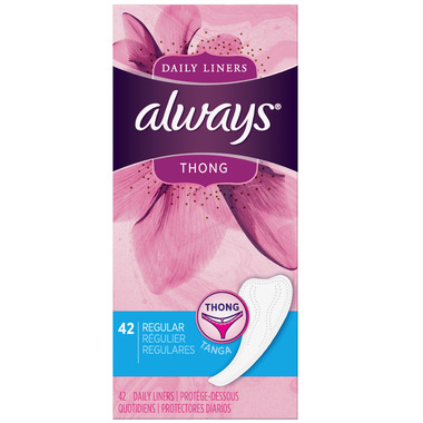 Always Thong Daily Liners Regular Always Thong Daily Liners Regular