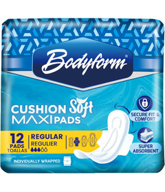 BodyForm Super Comfortable & Leak-Proof Protection Maxi Pads