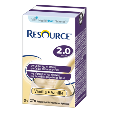Resource 2.0 Vanilla Nutrition Formula Beverage Resource 2.0 Vanilla Nutrition Formula Beverage