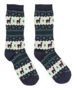 Pokoloko Alpaca Socks Holiday Stripe Black