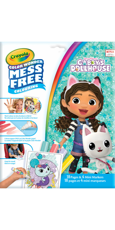 Buy Crayola Gabby's Dollhouse Colour Wonder Mess Free Kit at Well.ca ...