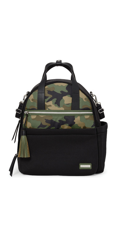 Skip Hop Nolita Neoprene Diaper Backpack Black Camo