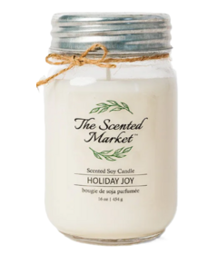 The Scented Market Soy Wax Candle Holiday Joy