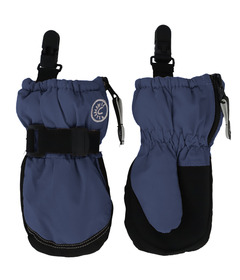 Calikids Mitten with Cuff Clip Blue