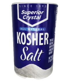 Superior Crystal Kosher Salt Canister