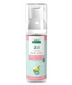 Aleva Naturals Travel Size 2 in 1 Hair & Body Wash