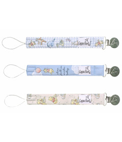 Copper Pearl Binky Clip Set Hundred Acre Wood