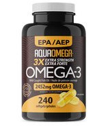 AquaOmega Standard Omega-3 Fish Oil SoftGels (en anglais)